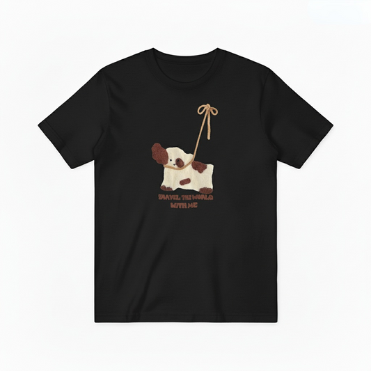 Travel The World Dog Graphic Sweater Animal Lover Gift T7048
