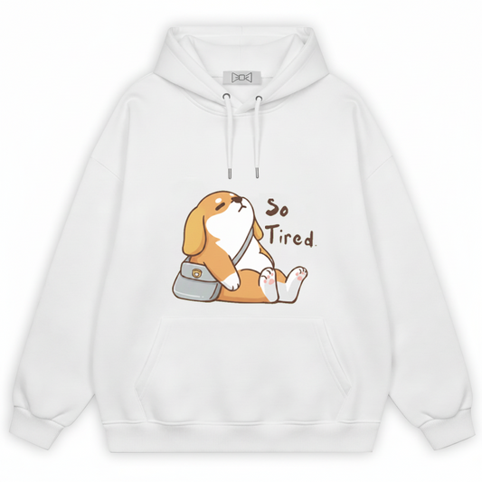 Funny So Tired Beagle Graphic Hoodie H1099