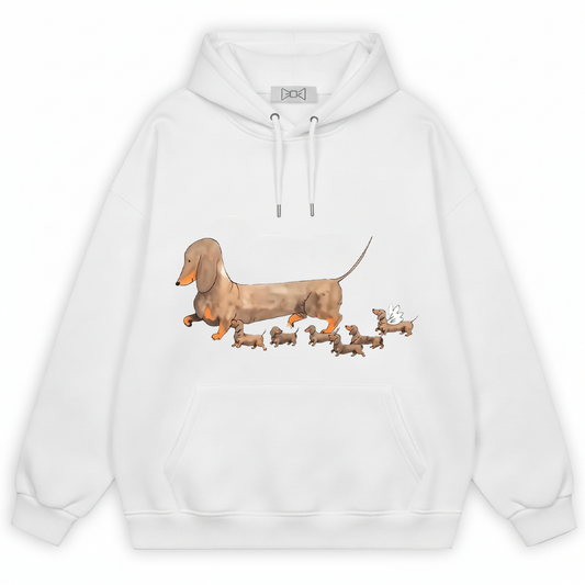 Dachshund Mom Angel Puppy Cute Hoodie H1095