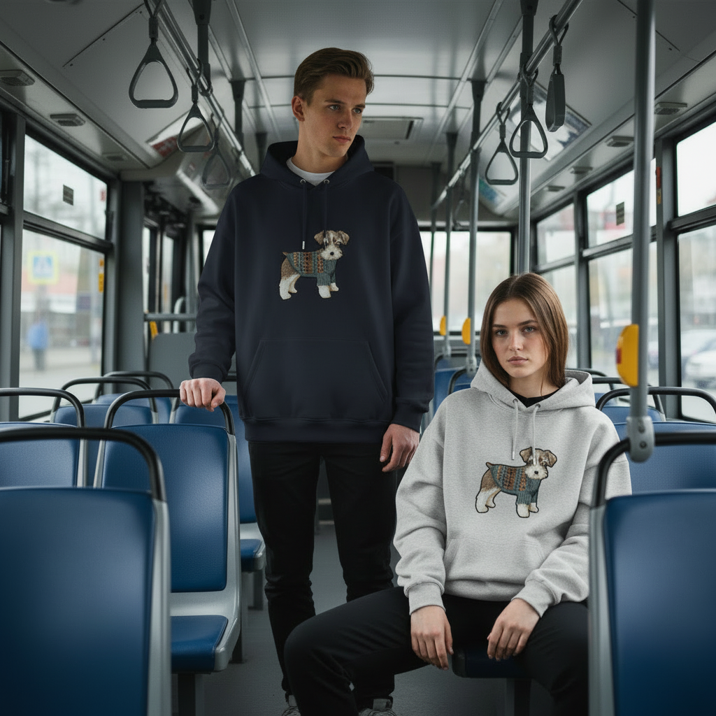 Cocker Spaniel Patchwork Hoodie H1030