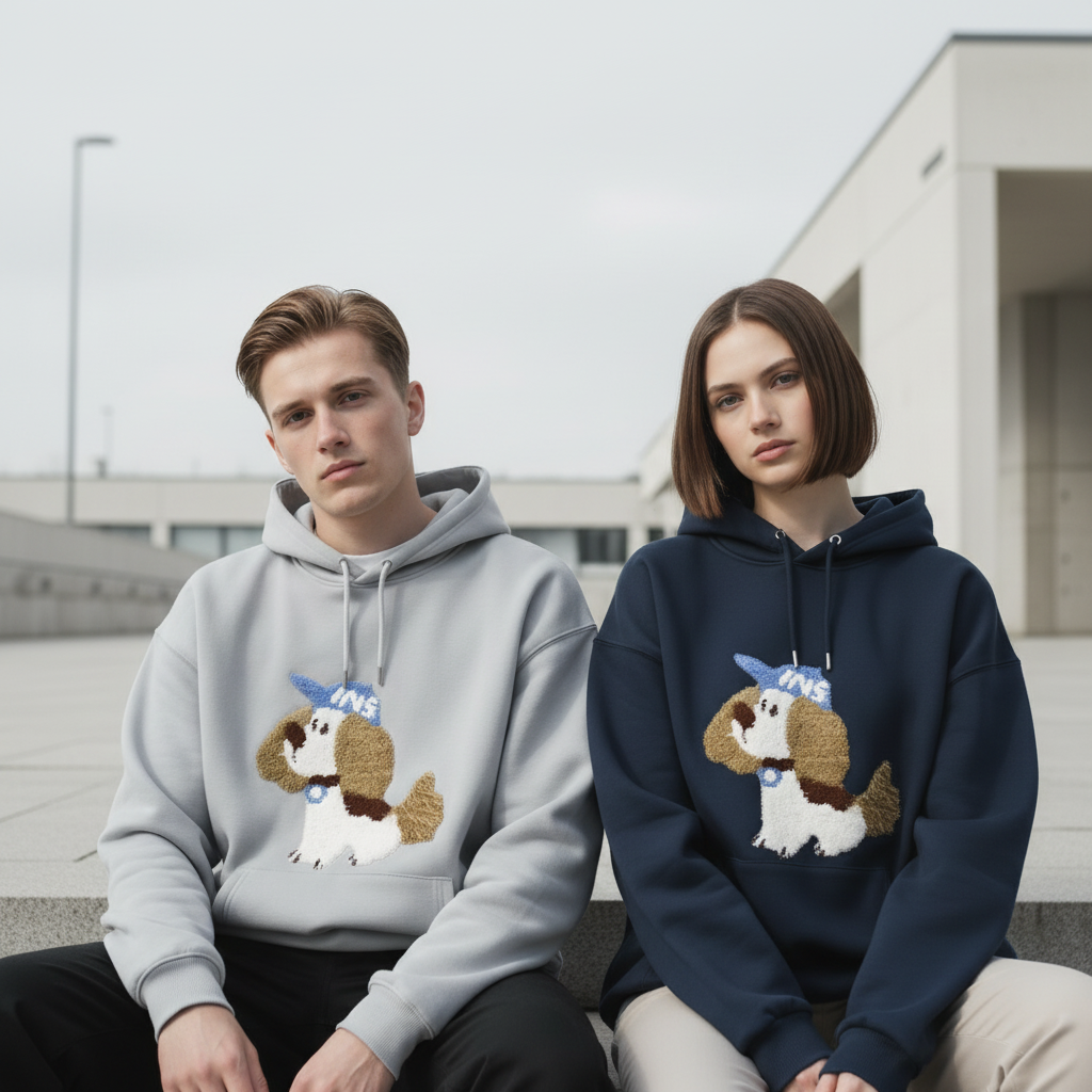 Baseball Puppy Hoodie H1047