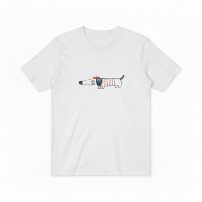 French Dachshund Graphic Tee | Funny Dog Lover T-Shirt T7001