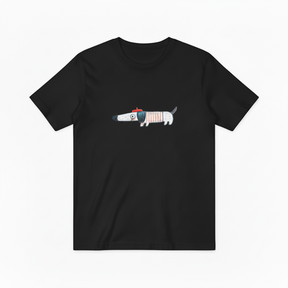 French Dachshund Graphic Tee | Funny Dog Lover T-Shirt T7001