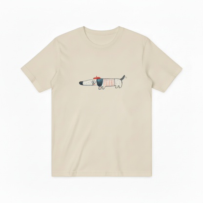 French Dachshund Graphic Tee | Funny Dog Lover T-Shirt T7001
