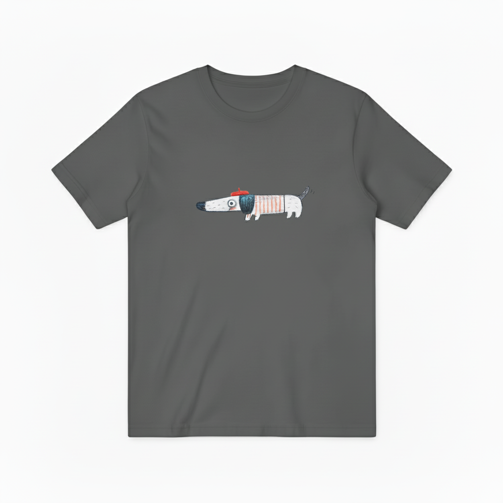 French Dachshund Graphic Tee | Funny Dog Lover T-Shirt T7001