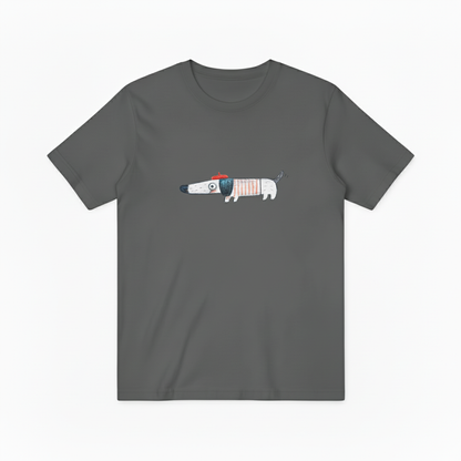 French Dachshund Graphic Tee | Funny Dog Lover T-Shirt T7001