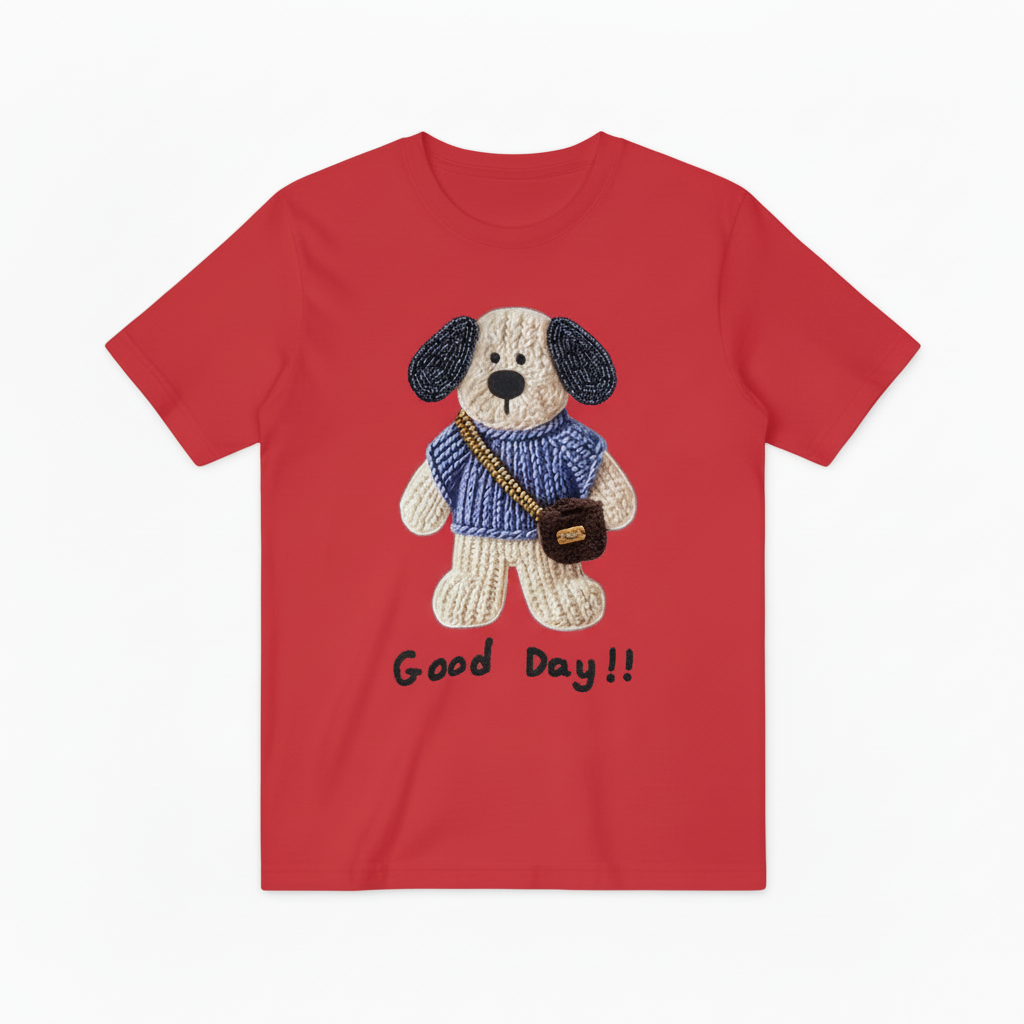 Good Day Dog Graphic Tee Cute Animal Lover T7002