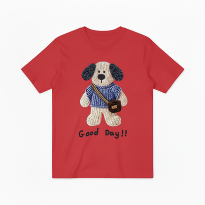 Good Day Dog Graphic Tee Cute Animal Lover T7002