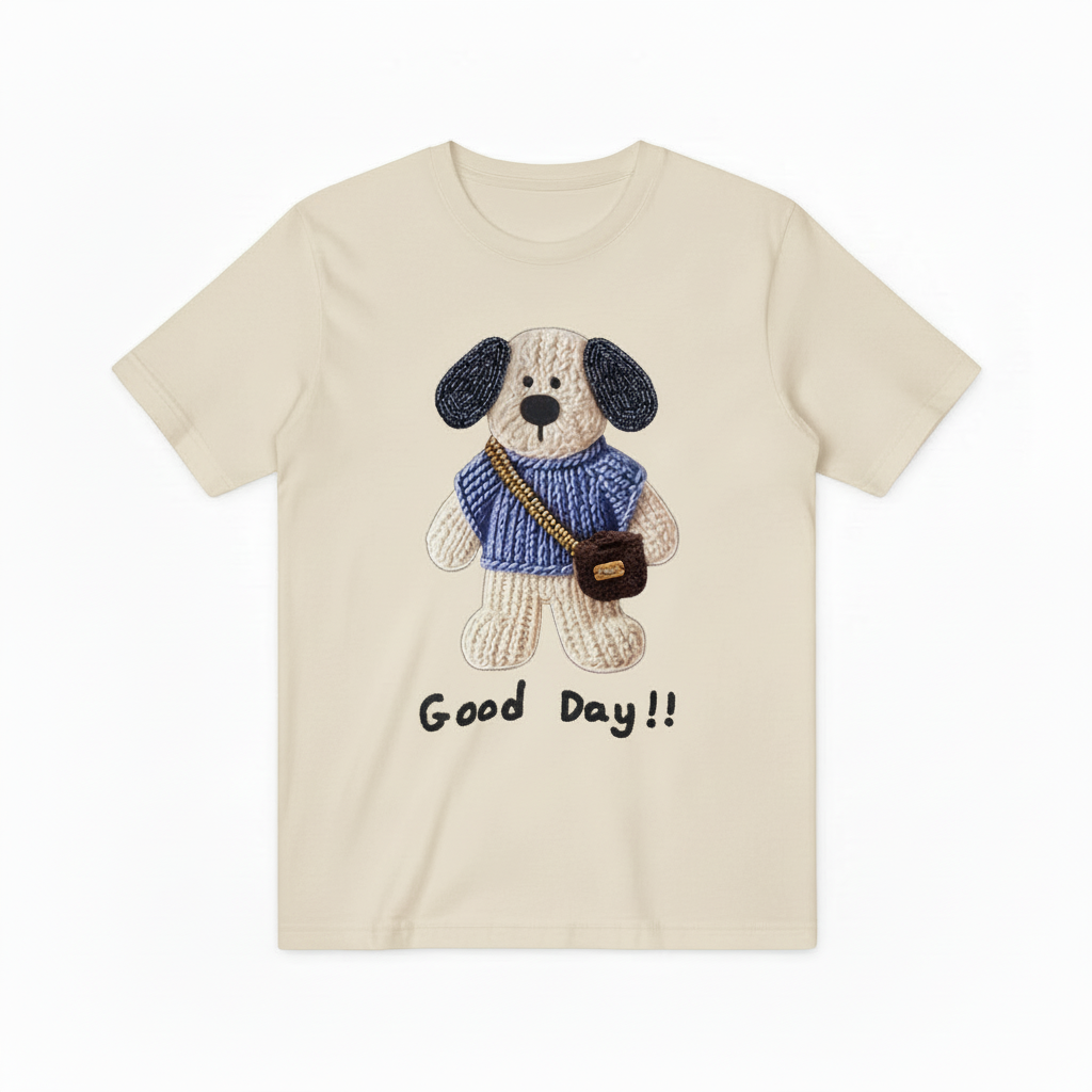 Good Day Dog Graphic Tee Cute Animal Lover T7002
