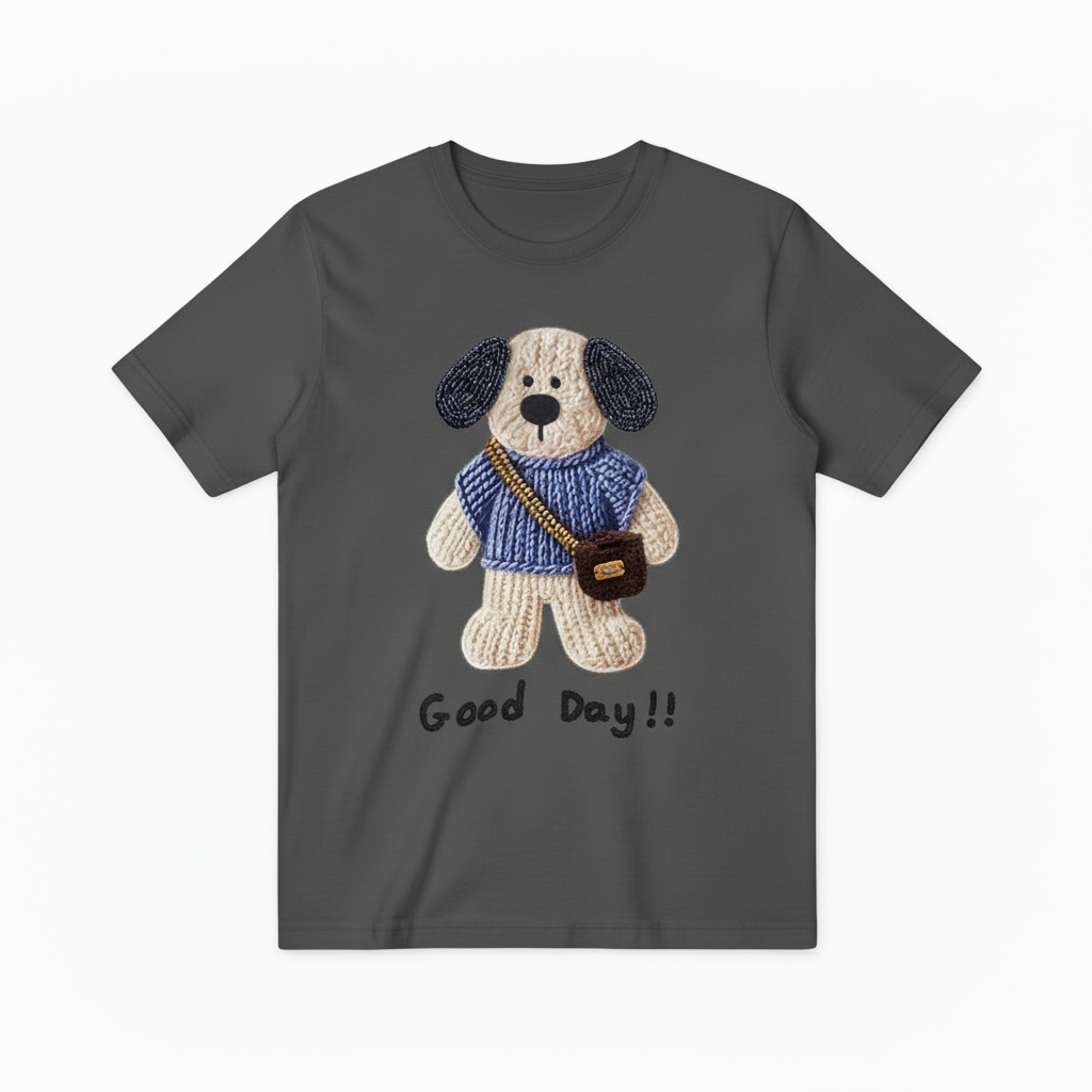 Good Day Dog Graphic Tee Cute Animal Lover T7002