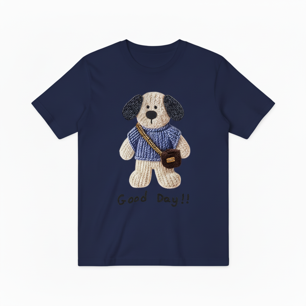 Good Day Dog Graphic Tee Cute Animal Lover T7002
