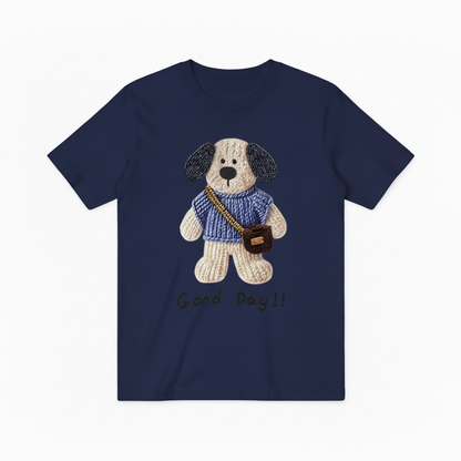 Good Day Dog Graphic Tee Cute Animal Lover T7002