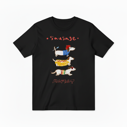 Sausage Market Dachshund Graphic Tee | Funny Dog T-Shirt T7004