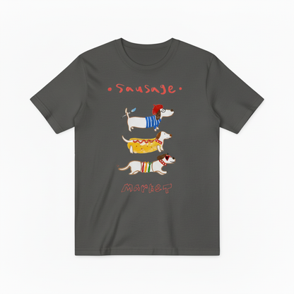 Sausage Market Dachshund Graphic Tee | Funny Dog T-Shirt T7004