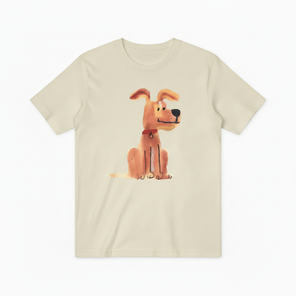 Watercolor Dog Graphic Tee Minimalist Animal Lover Gift T7006
