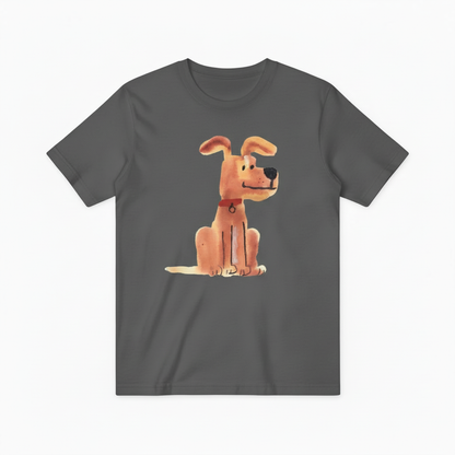 Watercolor Dog Graphic Tee Minimalist Animal Lover Gift T7006
