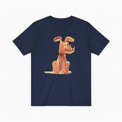 Watercolor Dog Graphic Tee Minimalist Animal Lover Gift T7006