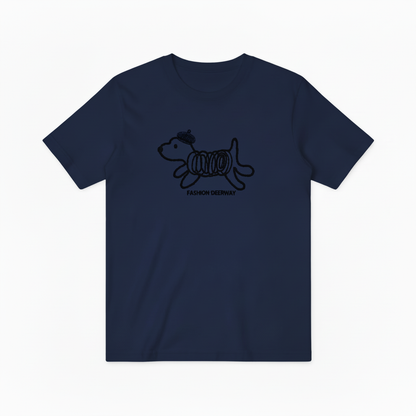 Spring Coil Dog Graphic Tee Funny Animal Lover T7008