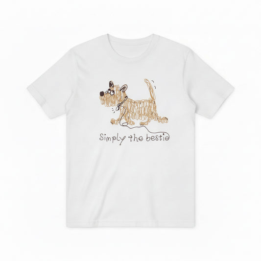 Doodle Dog Graphic Tee Playful Animal Lover Gift T7012