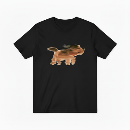 Watercolor Dog Graphic Tee Minimalist Animal Lover Gift T7014