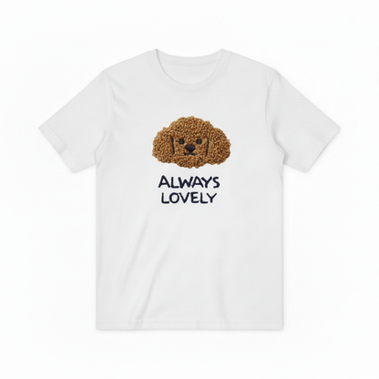 Poodle Dog Graphic Tee Cute Animal Lover Gift T7017