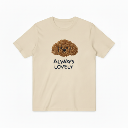 Poodle Dog Graphic Tee Cute Animal Lover Gift T7017