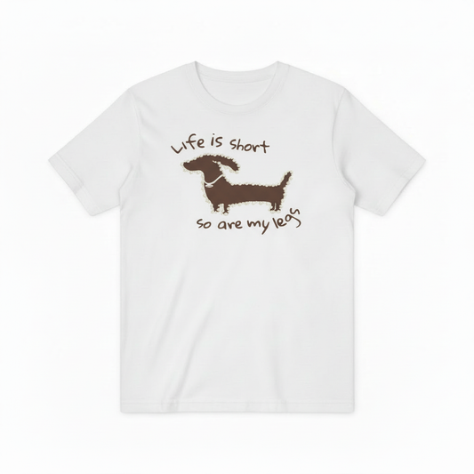 Dachshund Dog Graphic Tee Funny Short Legs Animal Lover T7019