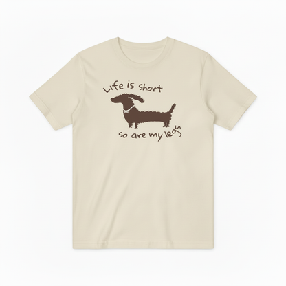 Dachshund Dog Graphic Tee Funny Short Legs Animal Lover T7019