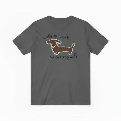 Dachshund Dog Graphic Tee Funny Short Legs Animal Lover T7019