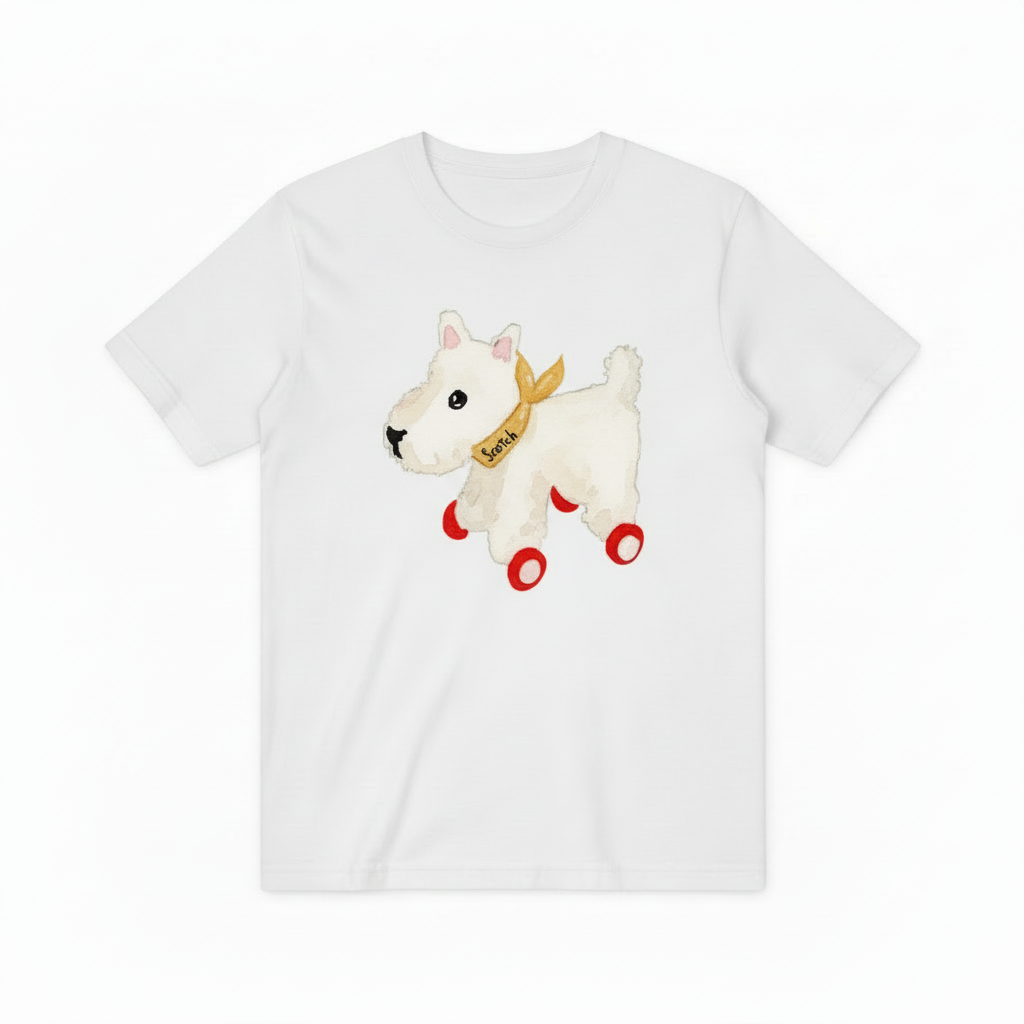 Scottish Terrier Graphic Tee Playful Dog Lover Gift Idea T7020