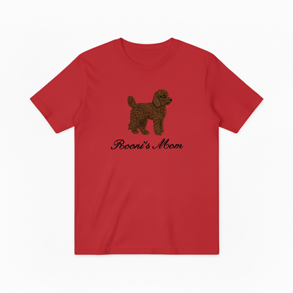 Poodle Dog Mom Graphic Tee Cute Animal Lover Gift T7021