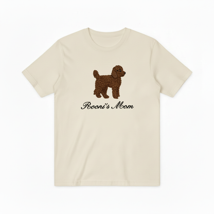 Poodle Dog Mom Graphic Tee Cute Animal Lover Gift T7021
