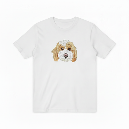 Pocket Goldendoodle Graphic Tee Cute Dog Lover Gift T7023
