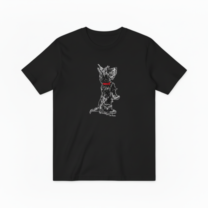 Scottie Dog Graphic Tee Vintage Animal Lover Gift T7024