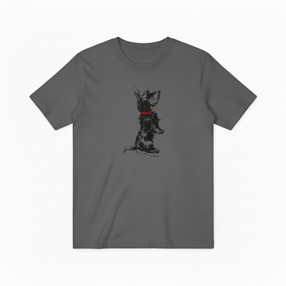 Scottie Dog Graphic Tee Vintage Animal Lover Gift T7024