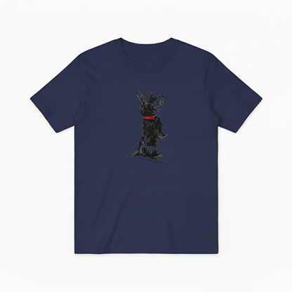 Scottie Dog Graphic Tee Vintage Animal Lover Gift T7024