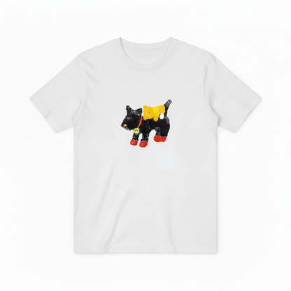 Scottie Dog Raincoat Graphic Tee Funny Animal Lover Gift T7025