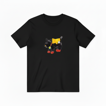 Scottie Dog Raincoat Graphic Tee Funny Animal Lover Gift T7025