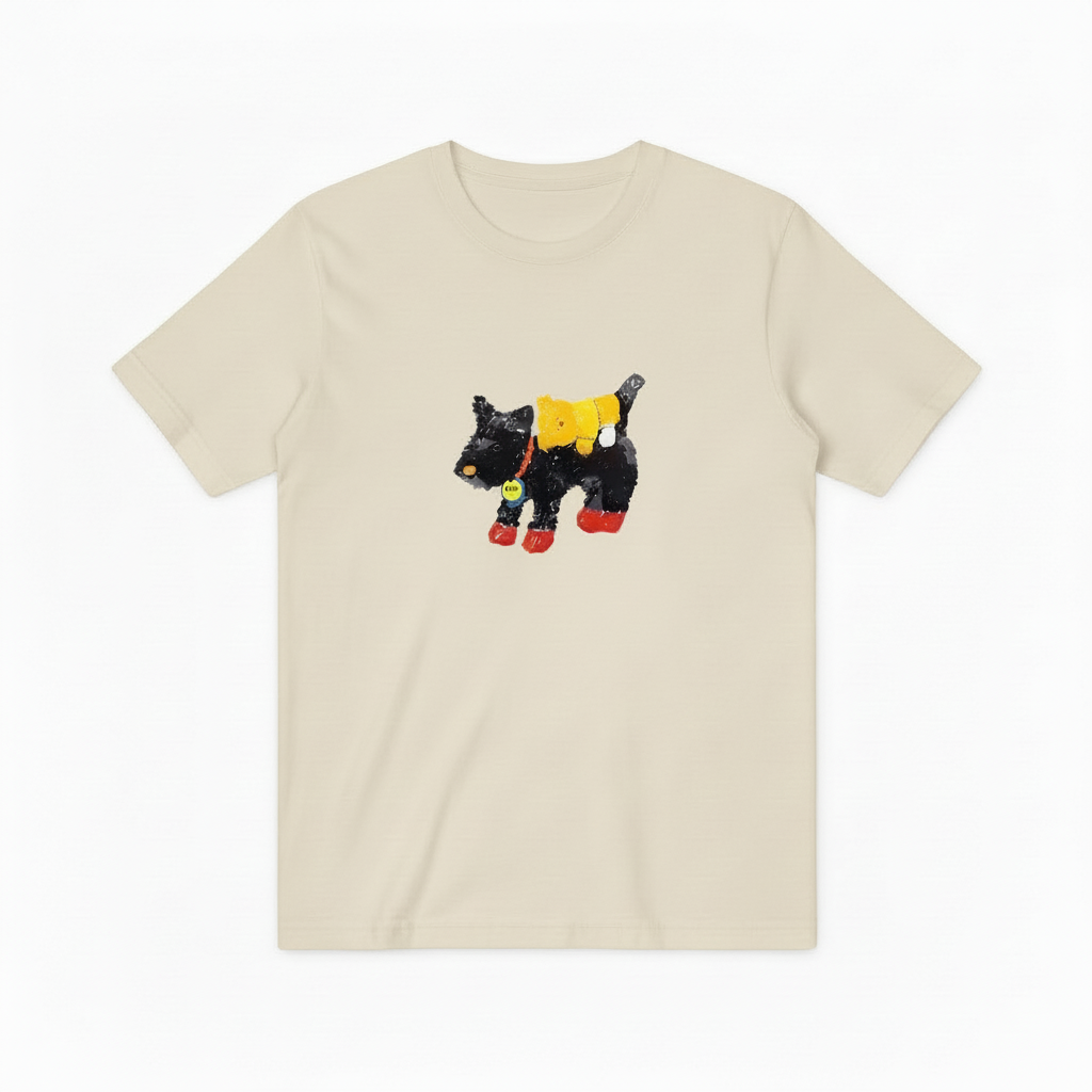 Scottie Dog Raincoat Graphic Tee Funny Animal Lover Gift T7025