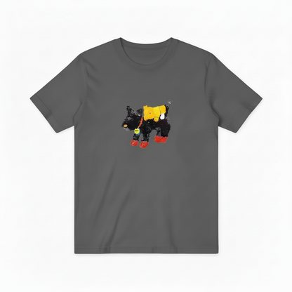 Scottie Dog Raincoat Graphic Tee Funny Animal Lover Gift T7025
