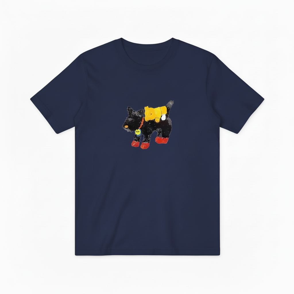 Scottie Dog Raincoat Graphic Tee Funny Animal Lover Gift T7025