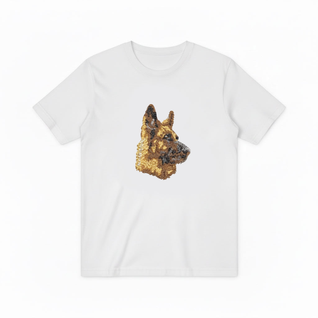 German Shepherd Graphic Tee Realistic Dog Lover Gift T7027