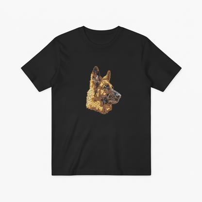 German Shepherd Graphic Tee Realistic Dog Lover Gift T7027