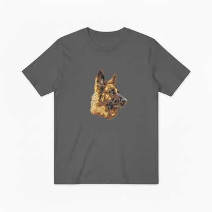German Shepherd Graphic Tee Realistic Dog Lover Gift T7027
