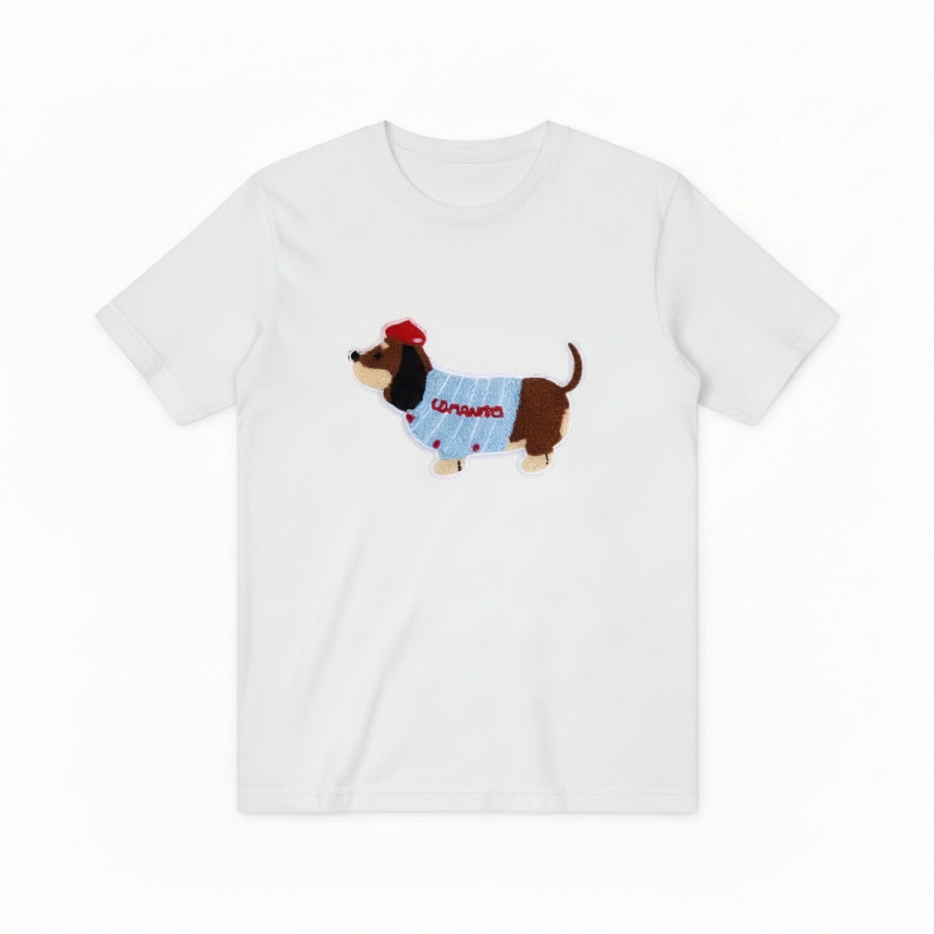 Baseball Dachshund Graphic Tee Funny Dog Lover Gift T7028