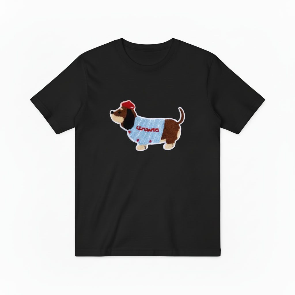 Baseball Dachshund Graphic Tee Funny Dog Lover Gift T7028
