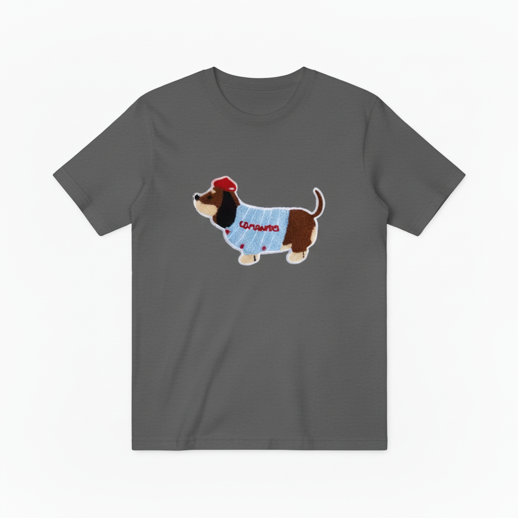 Baseball Dachshund Graphic Tee Funny Dog Lover Gift T7028