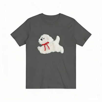 Bichon Frise Graphic Tee Fluffy Dog Lover Gift T7030
