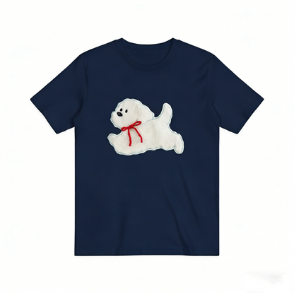 Bichon Frise Graphic Tee Fluffy Dog Lover Gift T7030