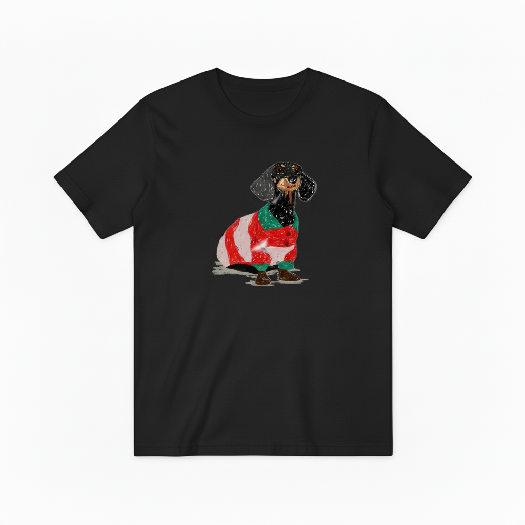 Dachshund Graphic Tee Vintage Dog Lover Gift T7032